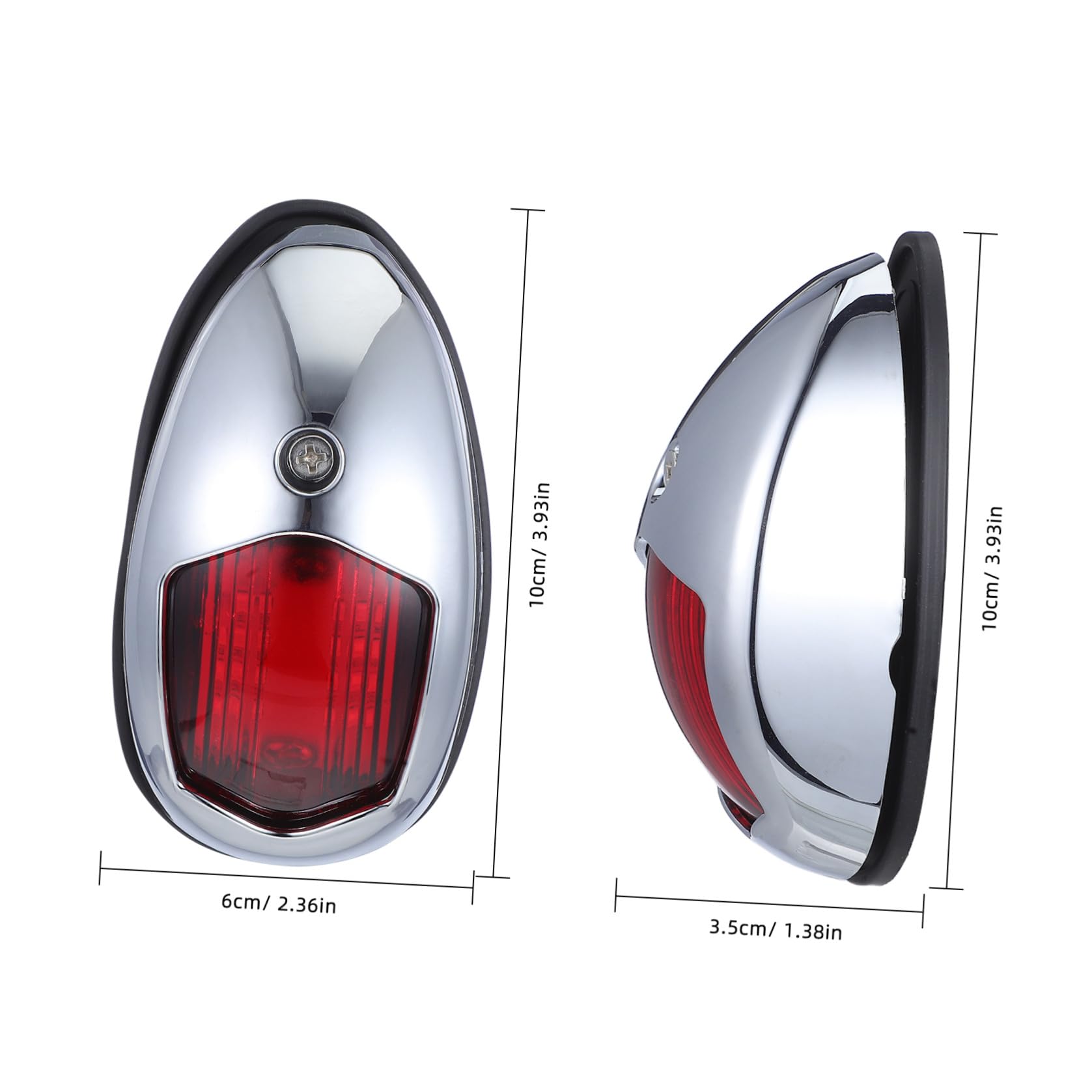 Healvian Fanale per Barche LED di Navigazione 12v 2 Pezzi per Yacht