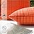 Kevin Textile Pack of 2 Decorative Outdoor Waterproof Fall Throw Pillow Covers Autumn Decorative Lumbar Pillowcases Modern Cushion Cases for Patio Couch Bench 12 x 20 Inch Orange