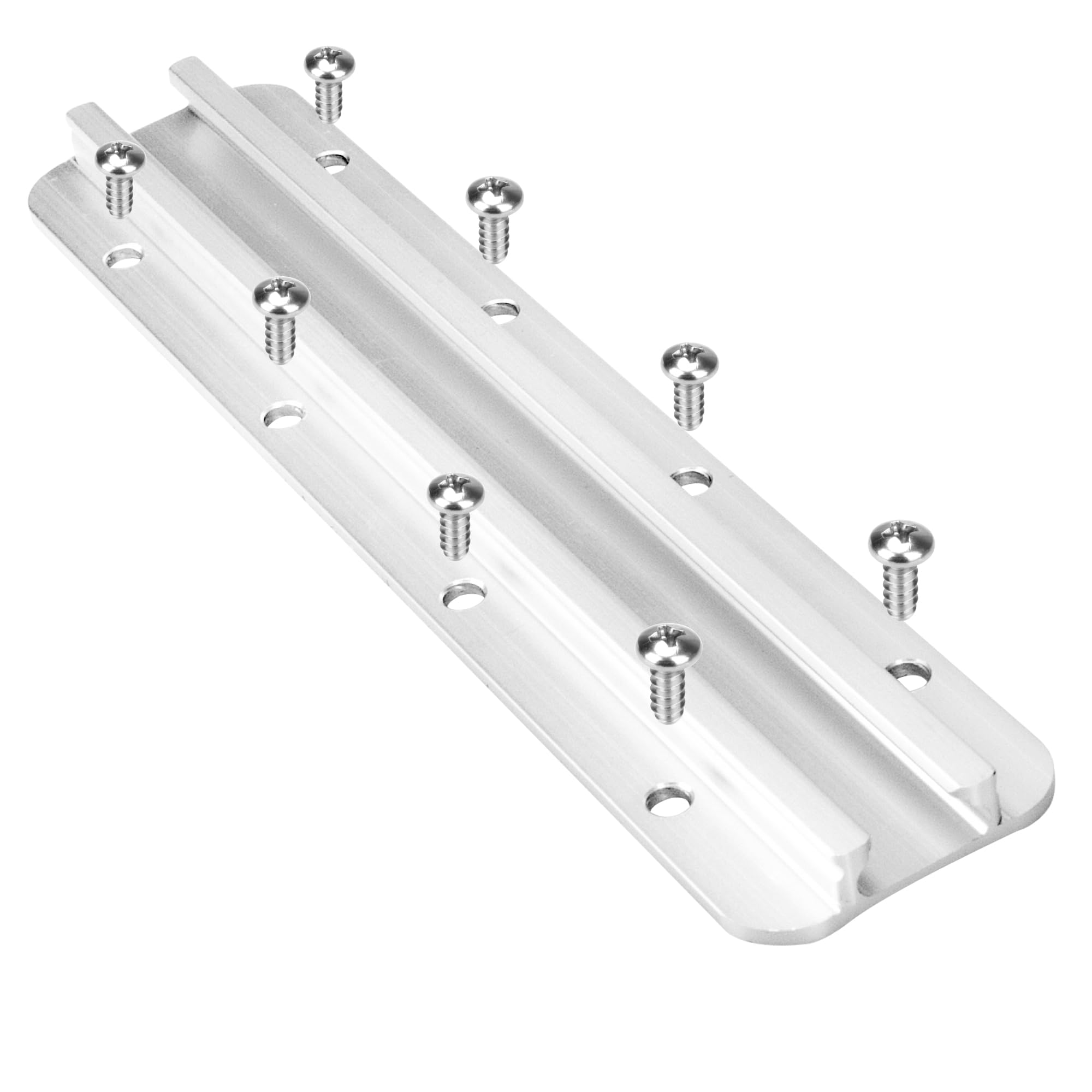 GTTL175 Gear Trac for Kayak, Top Loading Stainless Steel Kayak Track Mount for 1/2" Wide Track Hardware(Rod/Paddle Holder, Fish Finder etc) - Hole