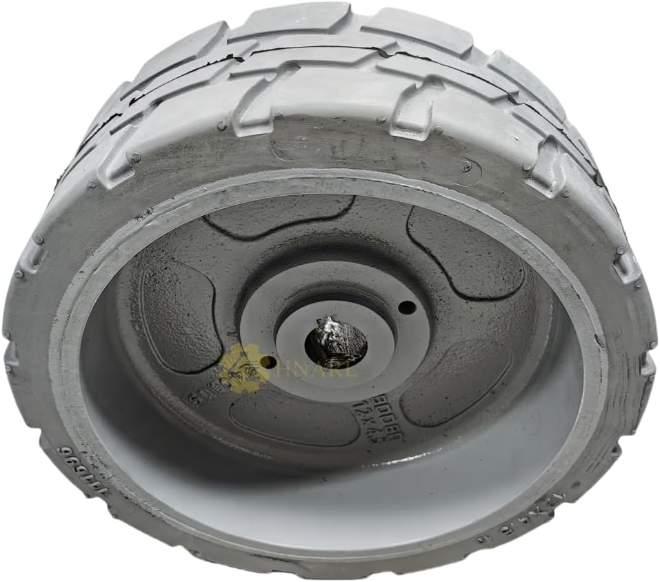 12x4.5 Solid Tire Wheel 105122GT 105122-HNARL Used for Genie Scissor Lift GS-1530, GS-1532, GS-1930, GS-1932,...