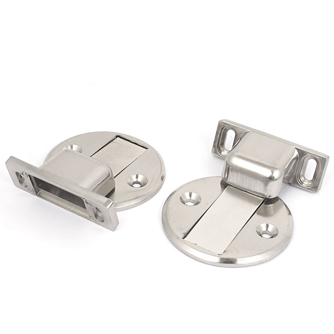 Door Wedge, Stopper, Protector, Buffer,Doorstop,Home Office Guard Metal Magnetic Stop Holder Catch 2 Pcs