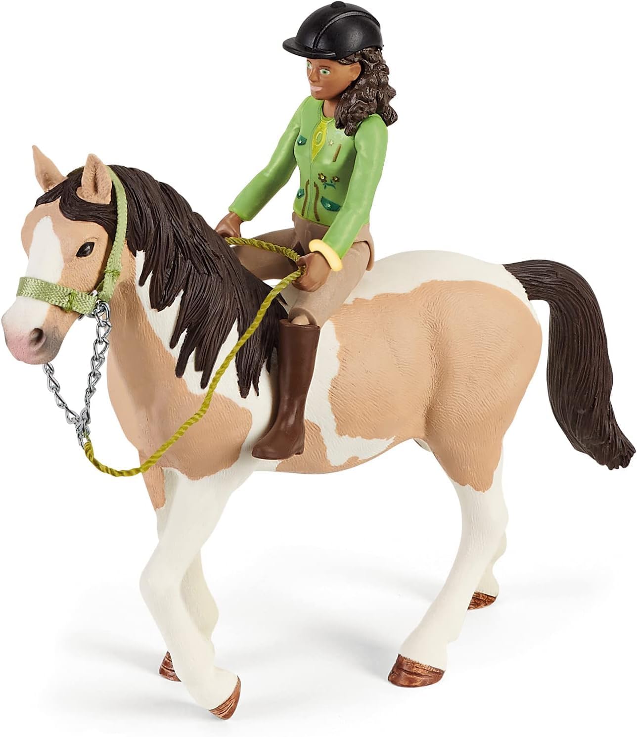 Schleich Horse Club - 23 PC Sarah's Camping Adventure Horse Playset - Includes Rider, Mare, Wagon, Tent and Accessories - Screen Free Toys Pretend Play - Kids Ages 5+ | 42533