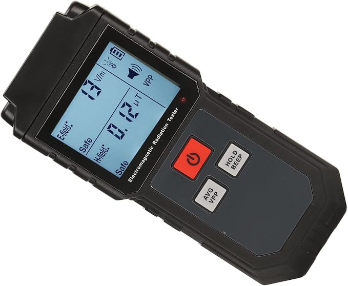 Medidor EMF portátil con pantalla digital LCD miniatura 9