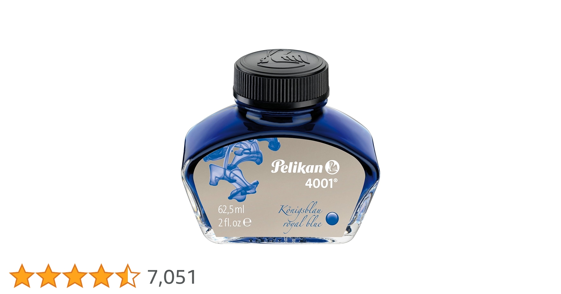 Amazon | Pelikan ペリカン ボトルインク 4001/76 ロイヤルブルー 62.5