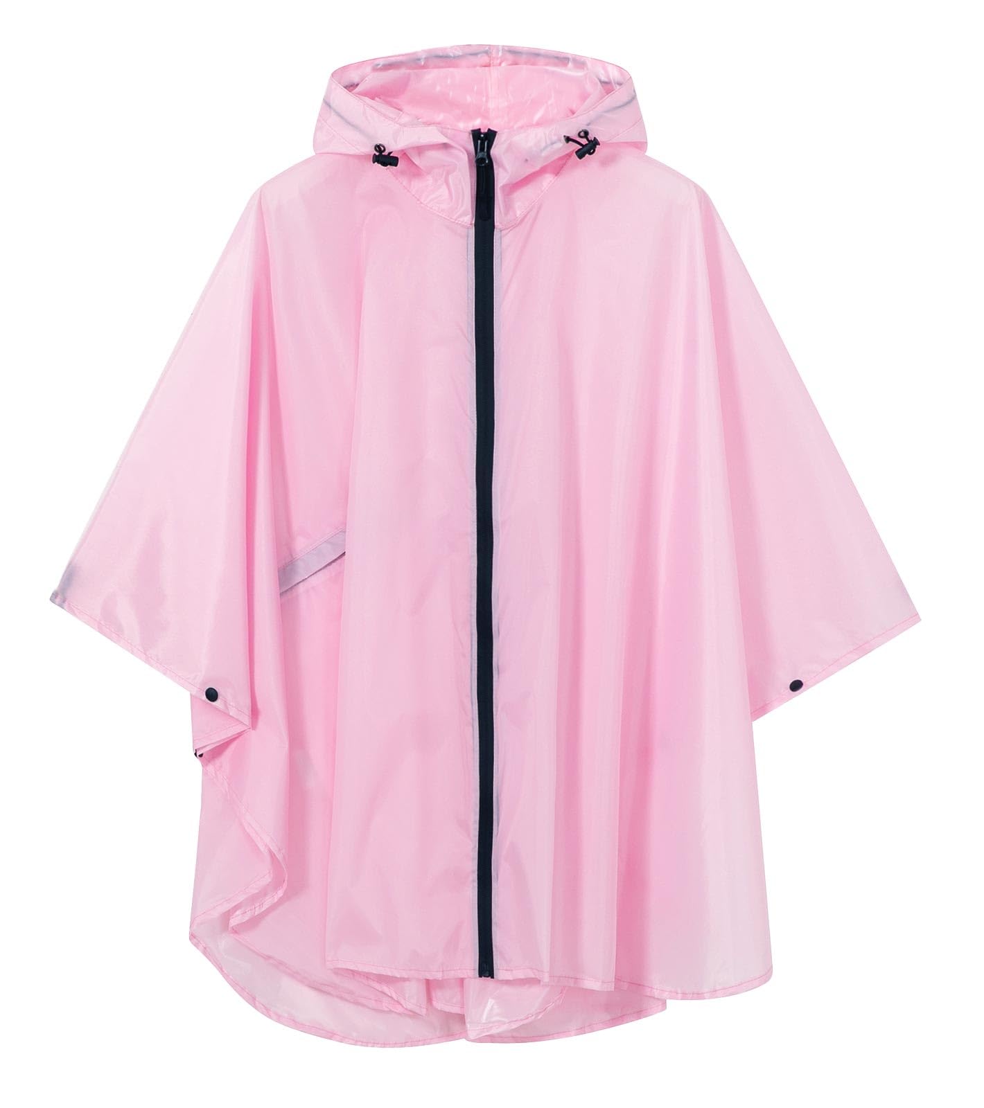 SaphiRoseLightweight Kids Rain Poncho Waterproof Jacket Zipper Up Rain Coat