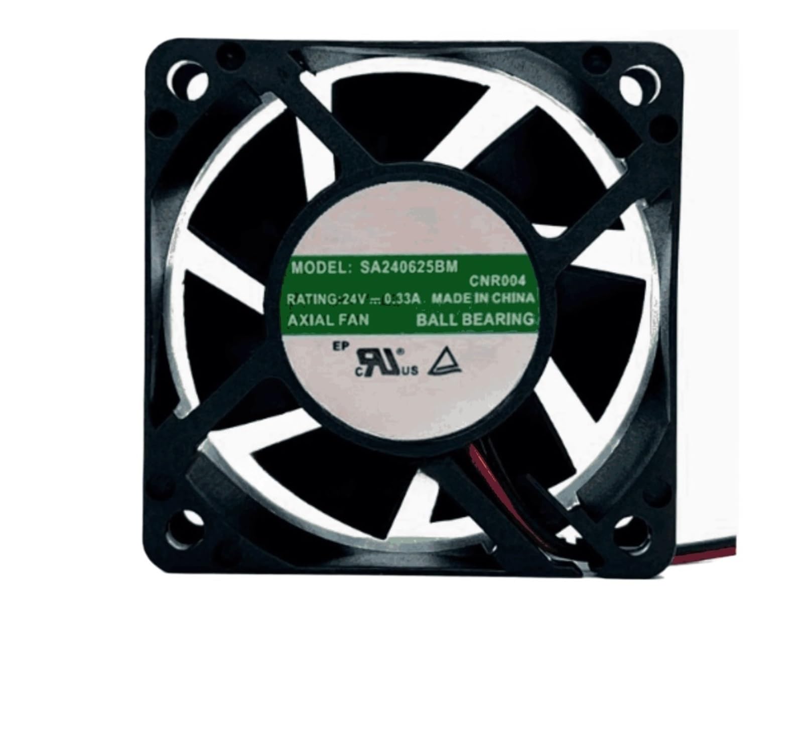 Ventilador de refrigeración for servidor de 2 cables SA240625BM, 24 V CC, 0,33 A, 60 x 60 x 25 mm