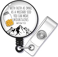 Vista 7 de RN Carrete de identificación retráctil con clip de cocodrilo para refrigerios y narcóticos, divertido soporte para insignias, regalo