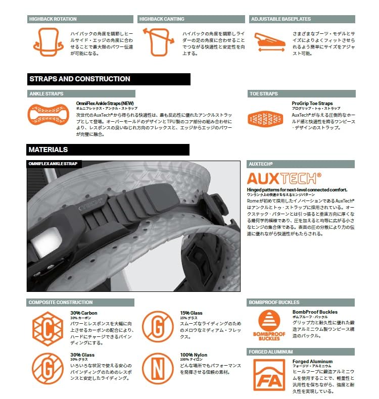 Amazon | ROME BINDING KATANA AW FASE 26/27 Early Model （カラー