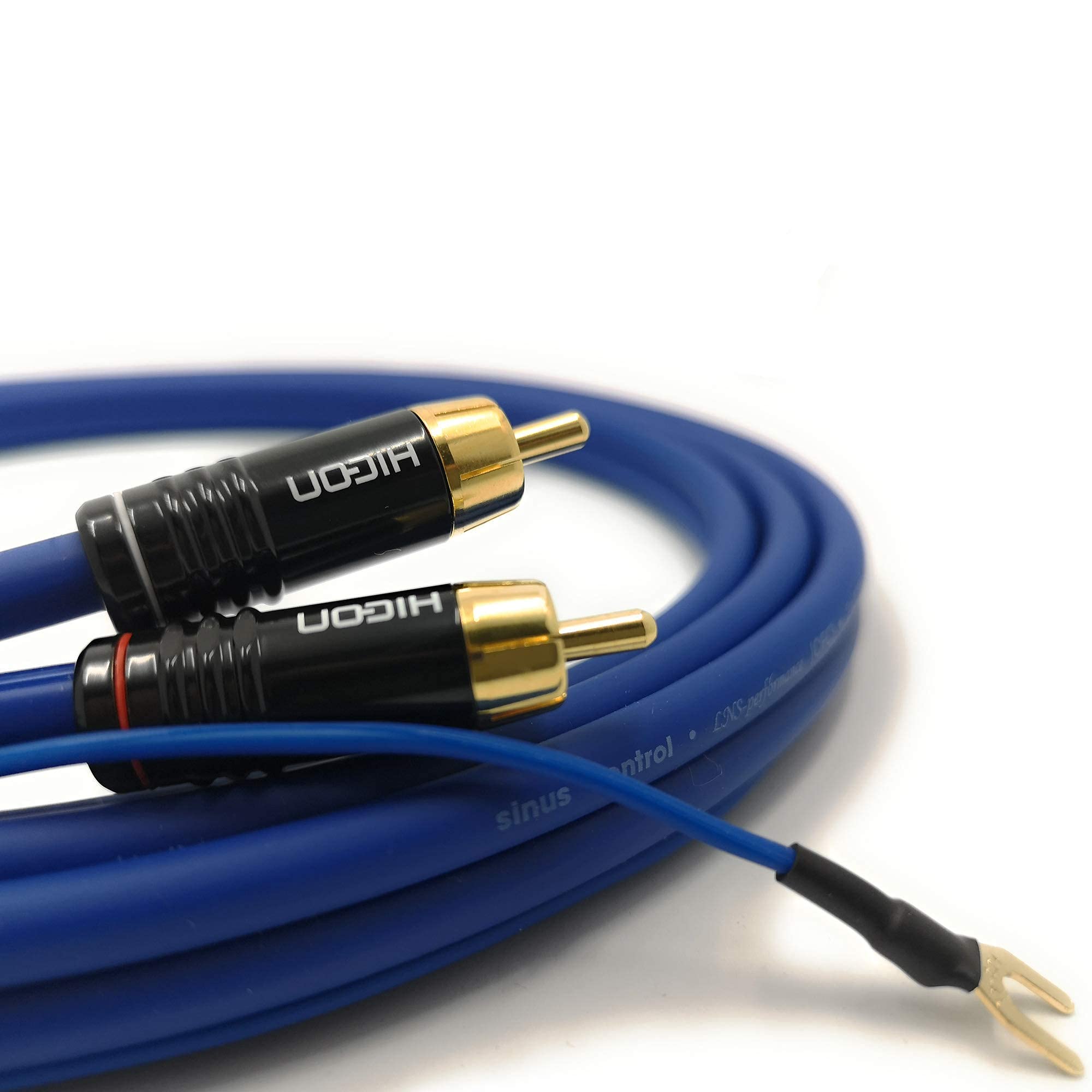 Cable cinch apantallado de 2 vías de 3m 2x 0,35mm² con cable de tierra extra largo de 3,1m 1 x 0,35mm² Sommer Cable cable de audio enchufes chapados en oro - SC81-K3-0300