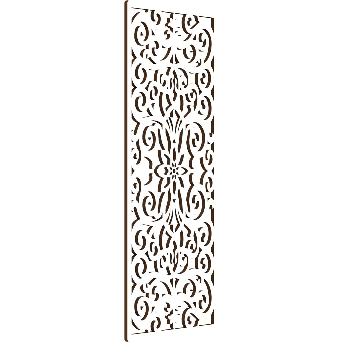 Buel Decorative Pierced Fretwork Wood Wall Panels, 11 3/8"W x 29 3/8"H x 1/4"T, Birch