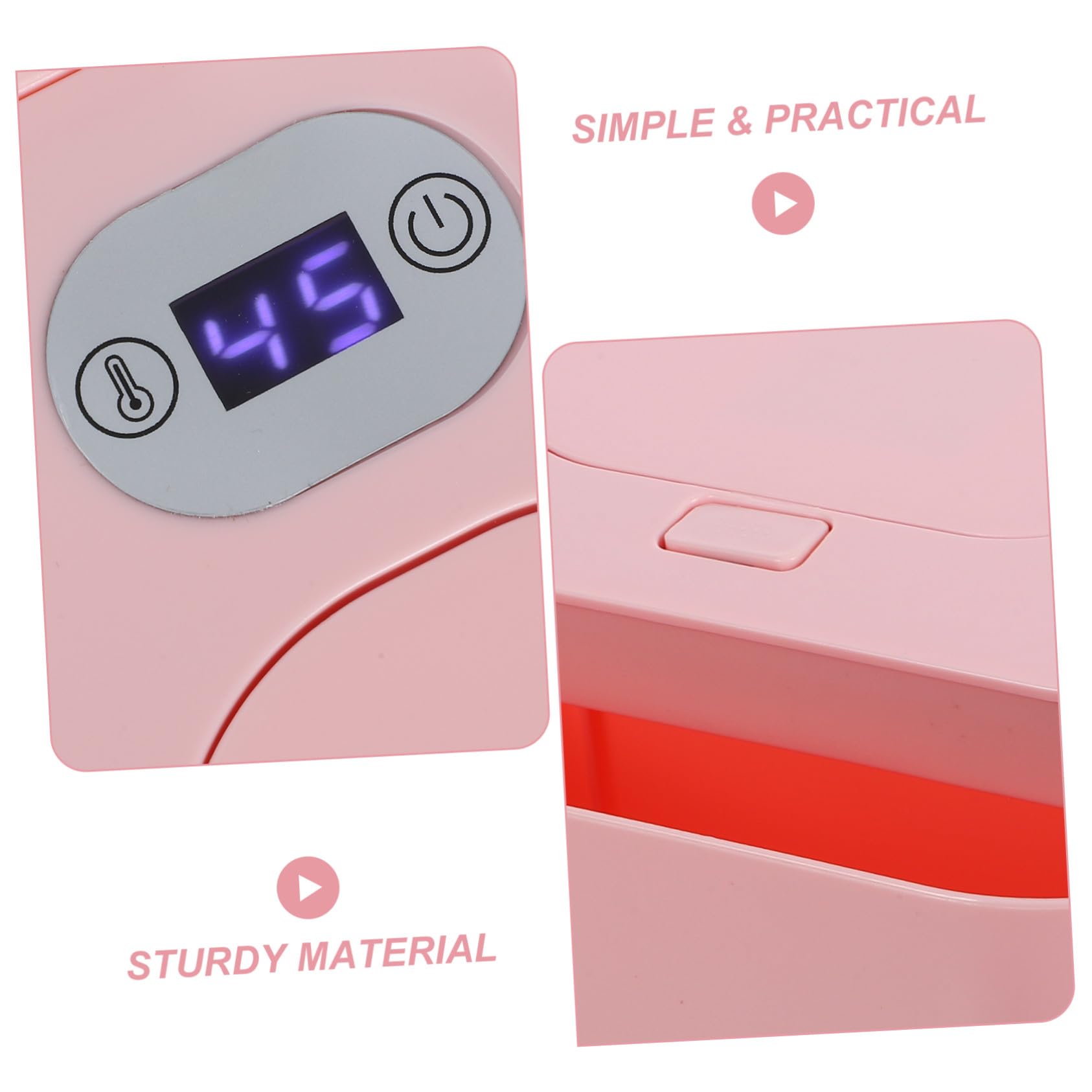 Calentador de Toallitas Húmedas Material Abs Portátil Ajuste de Temperatura y Diseño Fácil de Usar para Bebés para Uso Doméstico Seguro y Cómodo