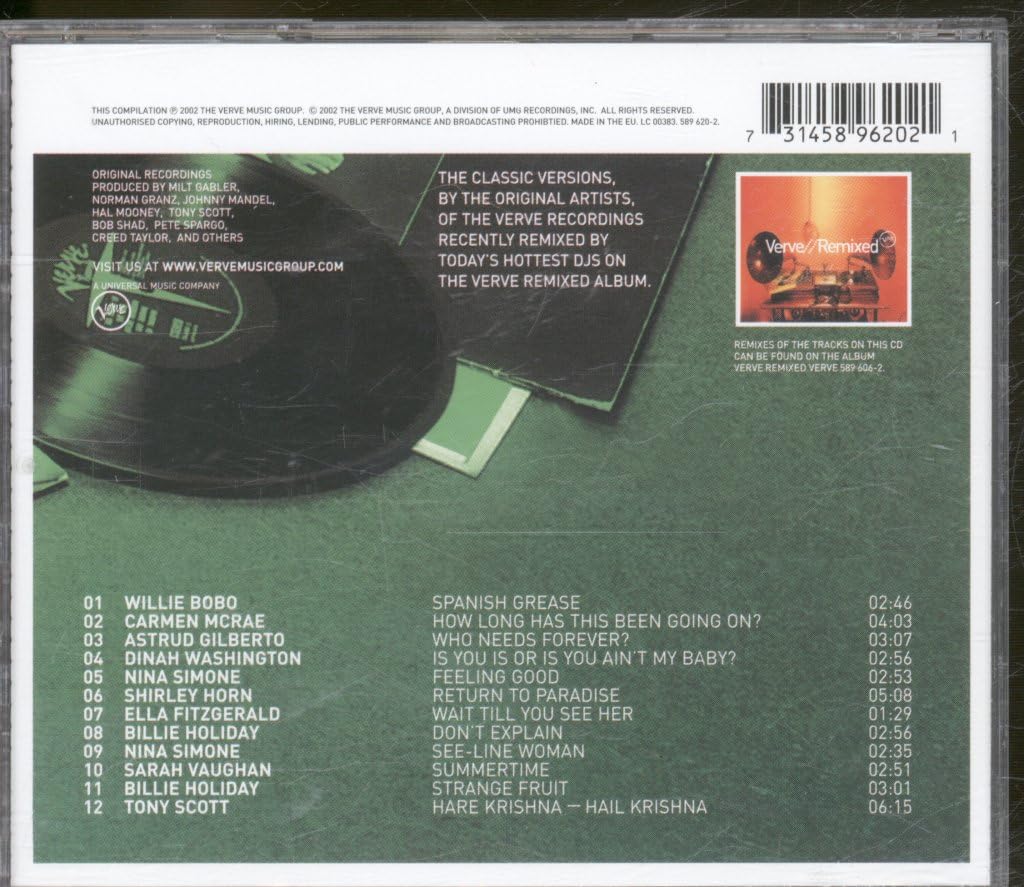 Verve Unmixed