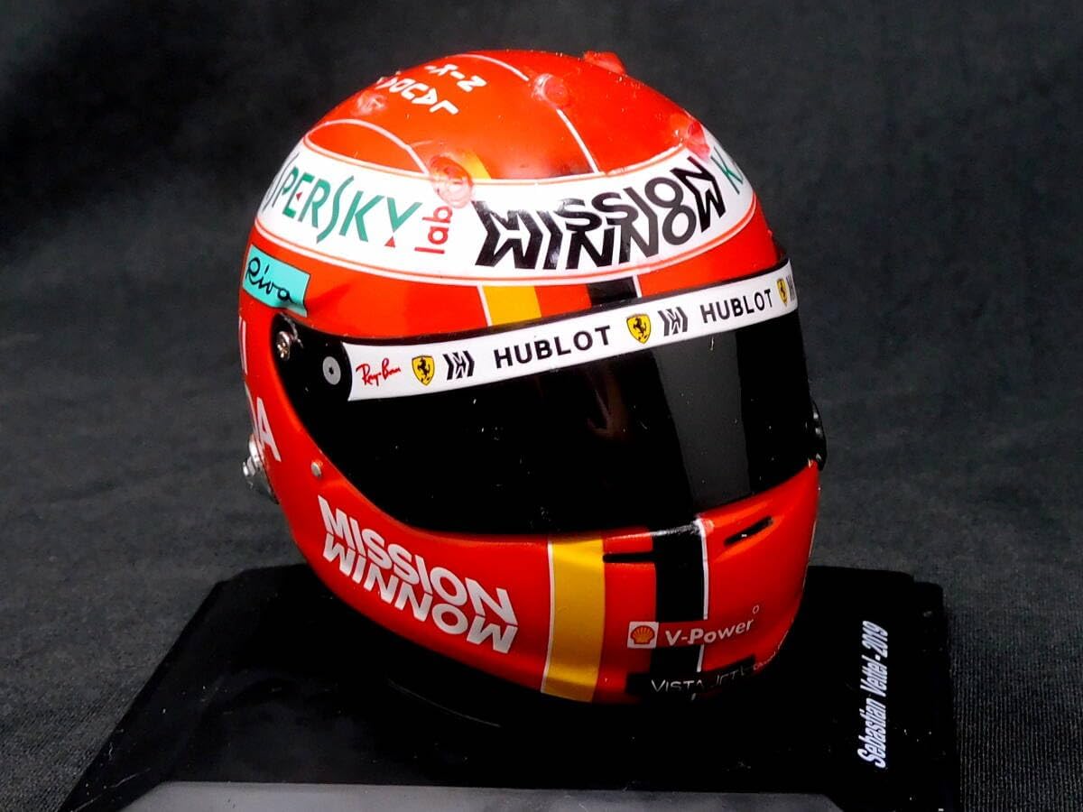 1/5 ヘルメット 2019モナコ S.ベッテル MW仕様