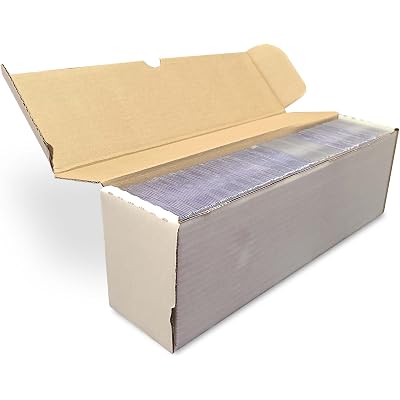 BCW 14-Inch Semi-Rigid #1 Storage Box - 10ct | Holds 350 Semi-Rigid Card Holders | Vertical Card Organizer | Ideal for Sports, Trading Cards Baseball, Magic, Pokemon