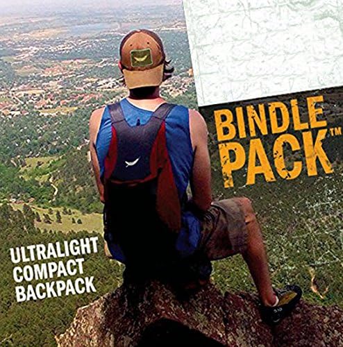Trek Light Gear Ultralight Bindle Daypack - The Best Lightweight 14L Backpack - Made from Ultra Strong & Durable Parachute Nylon - Great for Travel, Hiking, Camping & School - Packs Down to 3.5oz Pouch