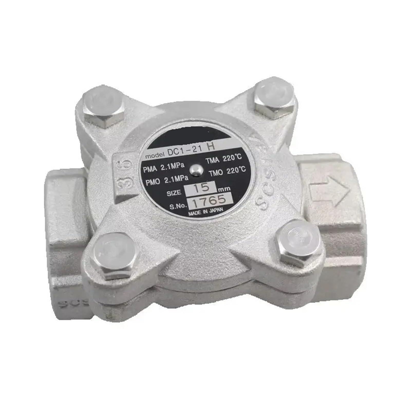 BFSYDLUJ Balanced Pressure Thermostatic Steam Trap DC1-21H Stainless Steel DN8 DN10 DN15 DN20 DN25(DN15)