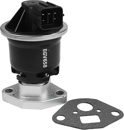 KUSATEC Válvula EGR EGV658 Recirculación de gases de escape con junta para Honda Accord, Odyssey, Pilot, Ridgeline 1998-2010 Acura CL, MDX, RL, TL