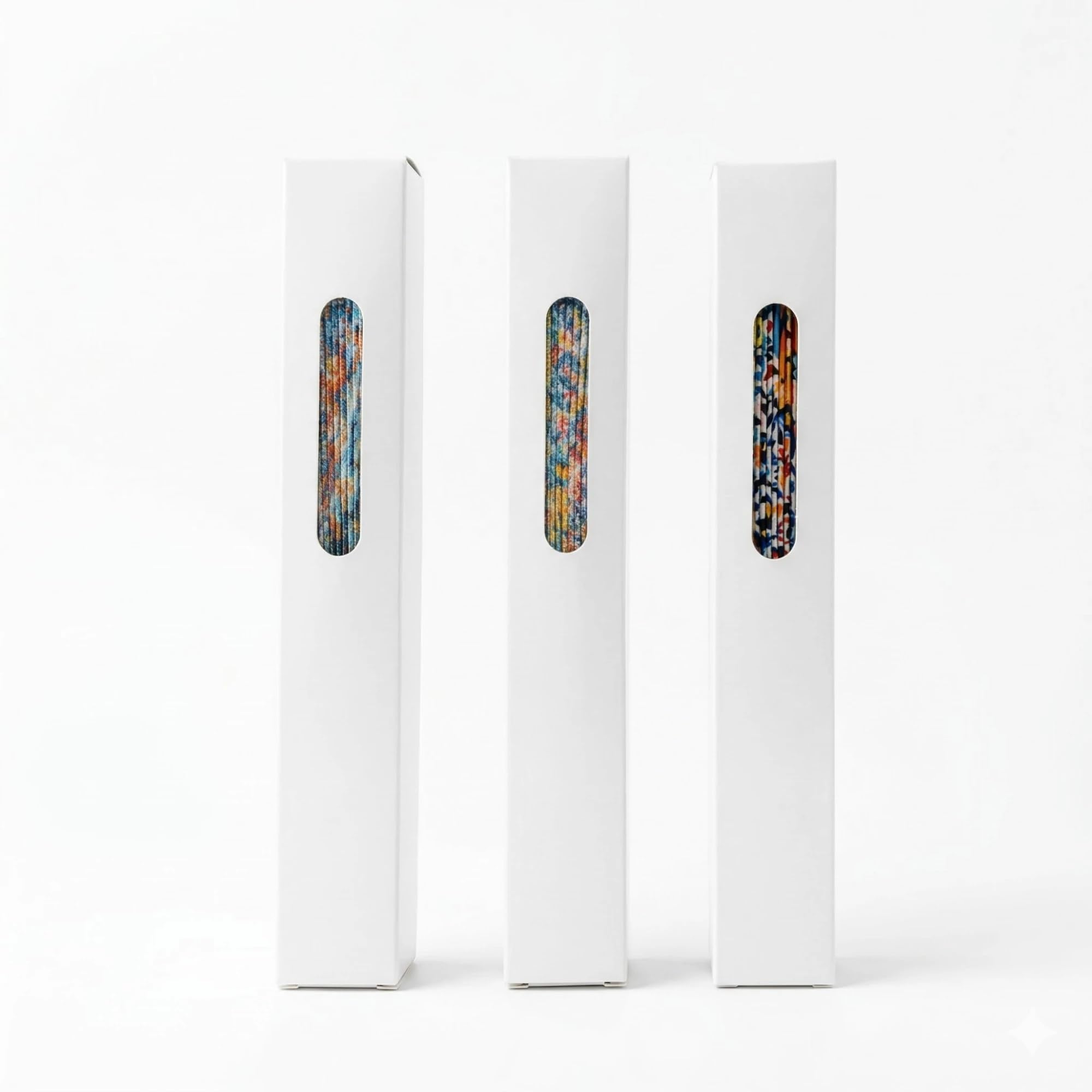 Regalo Grabado Pack de 15 Abanicos Personalizados Madera y Tela Mosaico | Pack de 15 abanicos de madera y tela con estampado mosaico, grabado con texto de 2 líneas o diseño de alianzas.