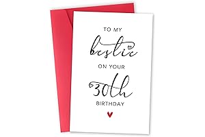 Bestie 30th Birthday Card: The Perfect Milestone Celebration