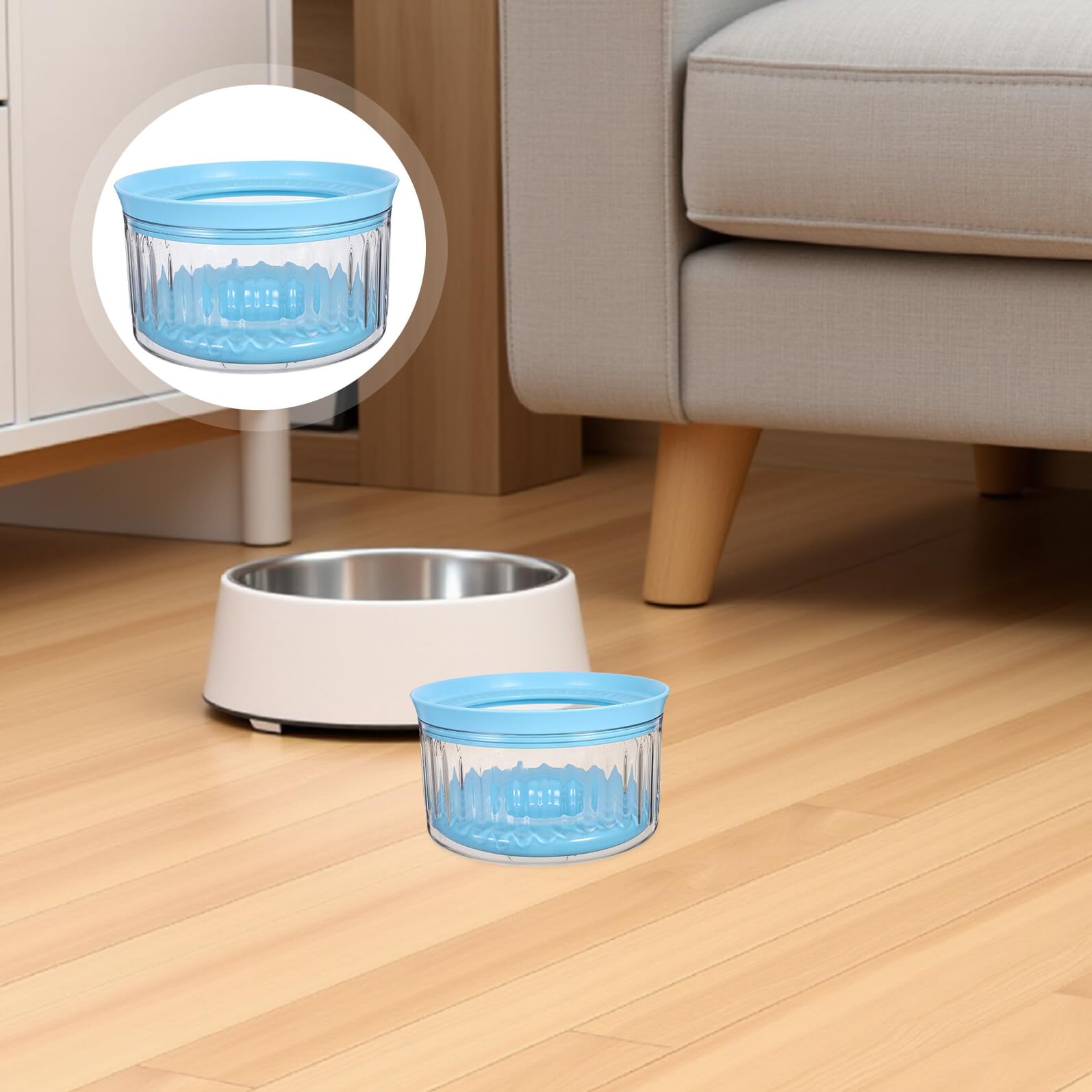 ifundom Ciotola Galleggiante per Cani Antispruzzo Base Antiribaltamento Ciotola per L’Acqua da Viaggio e Cuccia Resistente e Adatta per Uso Interno ed Esterno