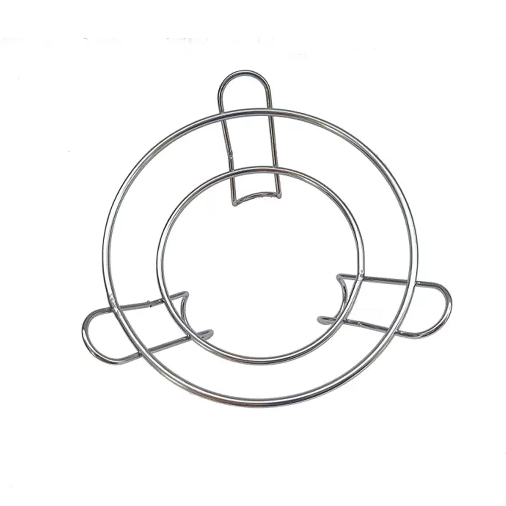 IDEAL PRIME Unbreakable Stainless Steel Trivets Set of 3 Steel Hot Pot Stand Cooker Steamer Casserole Stand roound Table Ring Tableware Pack of 3 2
