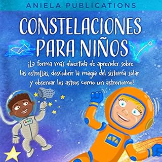 Diseño de la portada del título Constelaciones para ni&ntilde;os