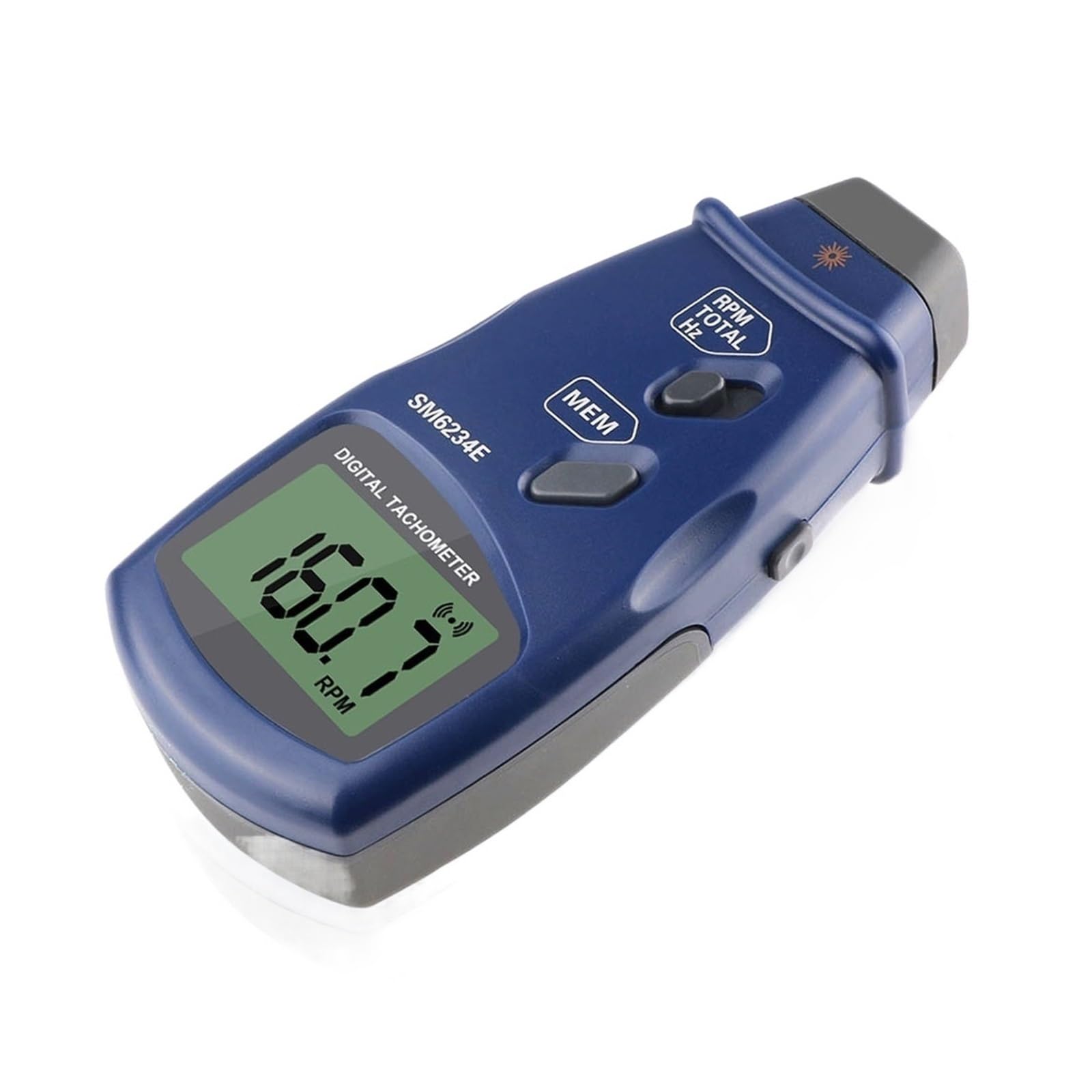 LNHHG Digital Handheld Stroboscope Hand-Held Non-contact Photoelectric Pro Tachometer RPM Meter Speed Digital SM6234E Data Hold, Max/Min/AVG, Backlight
