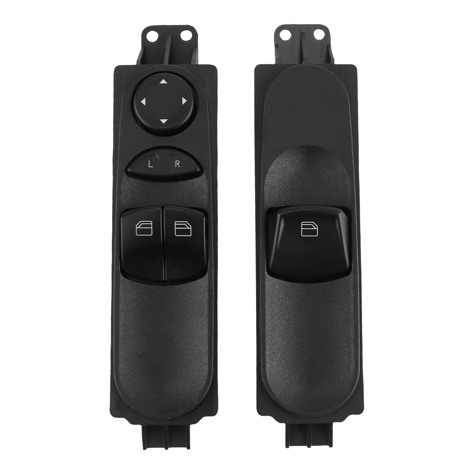 Fensterheber Schalter Schalteinheit Vorne Links & Rechter Kompatibel mit Mercedes-Benz Sprinter W906 2006-2023 Fahrerseite Hauptfensterschalter Power Fenster Lock Schalter A9065451213 A9065450913