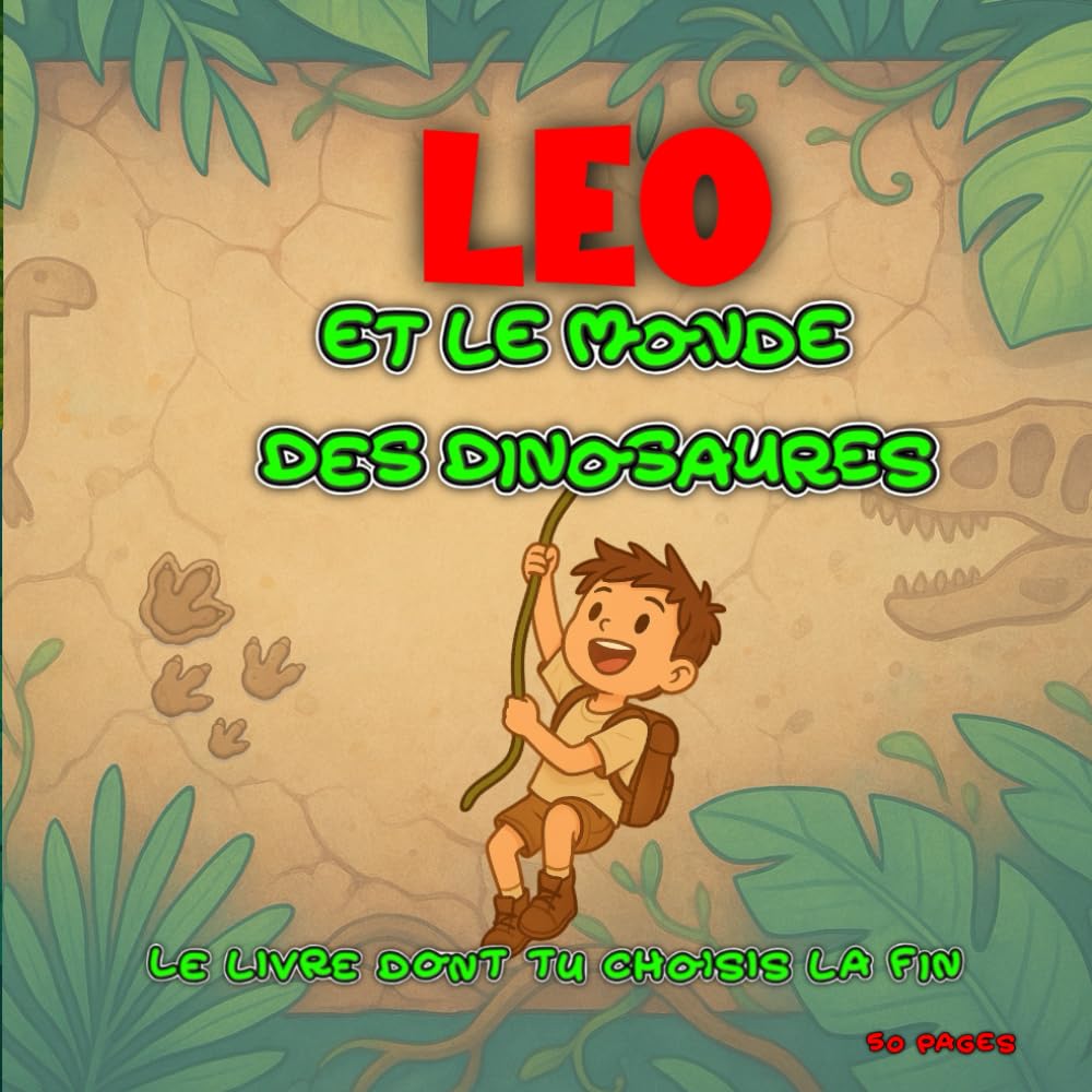 Léo et le Monde des Dinosaures: Ouvre les portes du passé, chaque choix compte – Une aventure préhistorique où tu es le héros