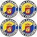GRAN CANARIA, ILES CANARIES Espagne, Islas Canarias Espagnol, 50mm Vinyle Autocollants, x4 Stickers