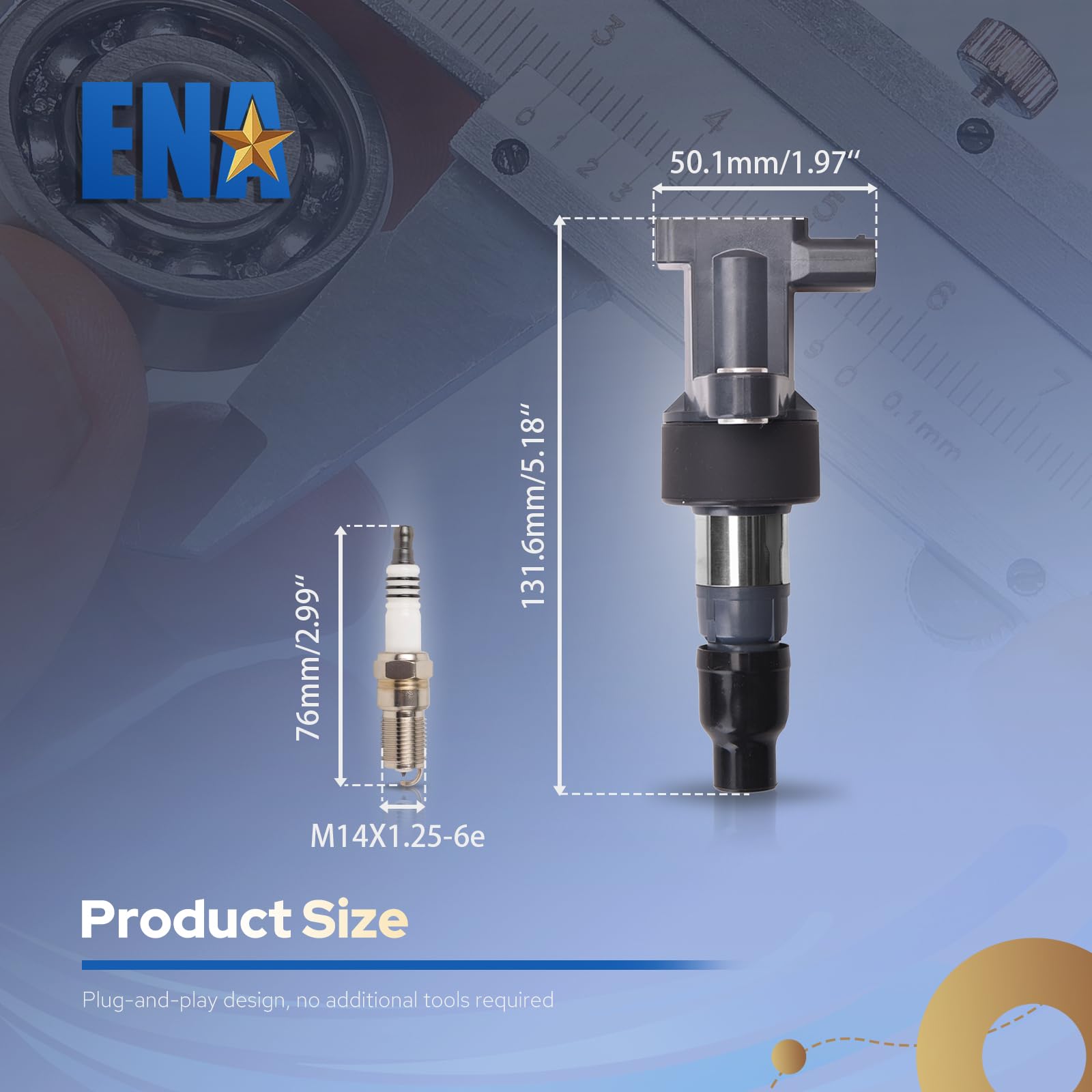 6R8312A366BA UF435 New Ignition Coil For Jaguar S Type 2003