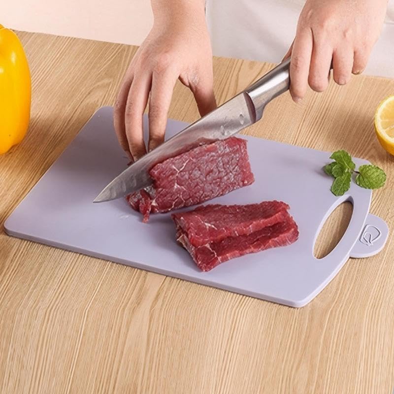 Schneidebrett Küchenschneidebretter, Küchenschneidebrett-Set, tragbare, flexible Schneidebretter mit Ständer for die Campingküche zu Hause