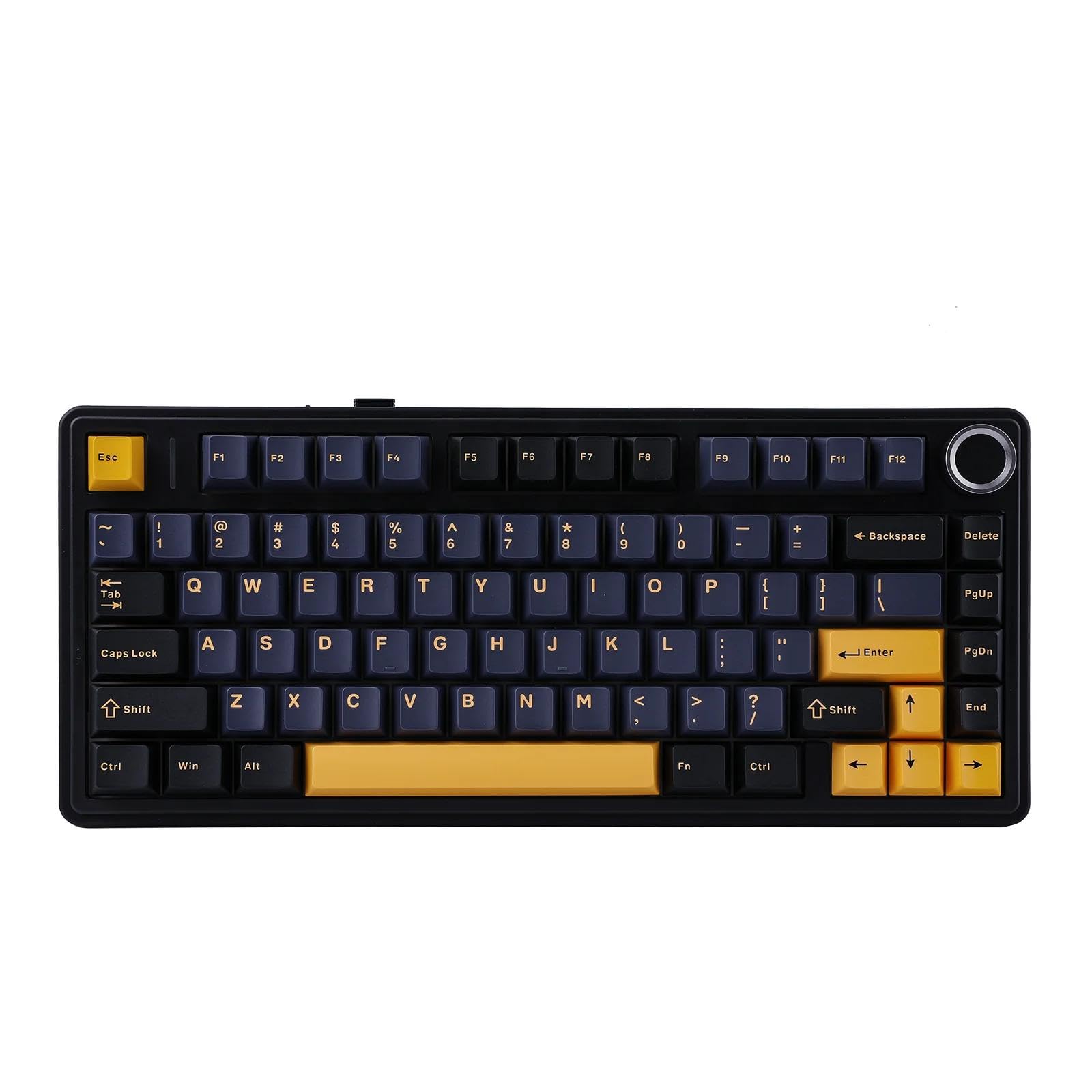 Aula F75 Mekanik RGB TKL Gray Switch Kablosuz Makrolu Hot Swap Klavye Siyah