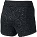 Nike Women's Gym Vintage Shorts, Black/Sail, SM
