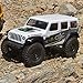 Axial SCX24 2019 Jeep Wrangler JLU CRC RC Crawler 4WD Truck RTR with LED Lights, 3-Ch 2.4GHz Transmitter, Battery, and USB Charger: (White) AXI00002T1
