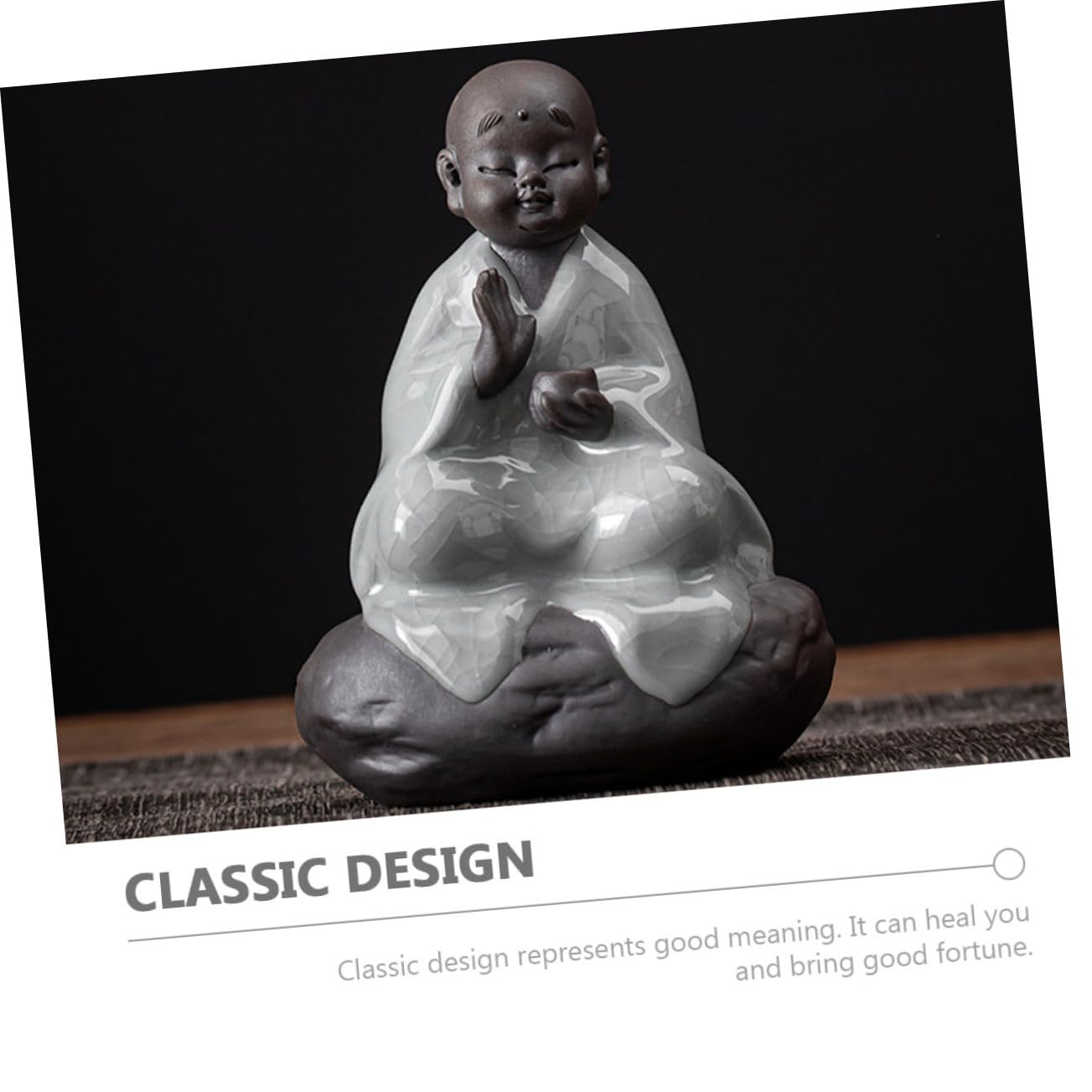 Infusore per Tè in Ceramica Statuetta, Filtro Delicato e Resistente, Decorazione da Tavolo per Appassionati di Tè e Domestico