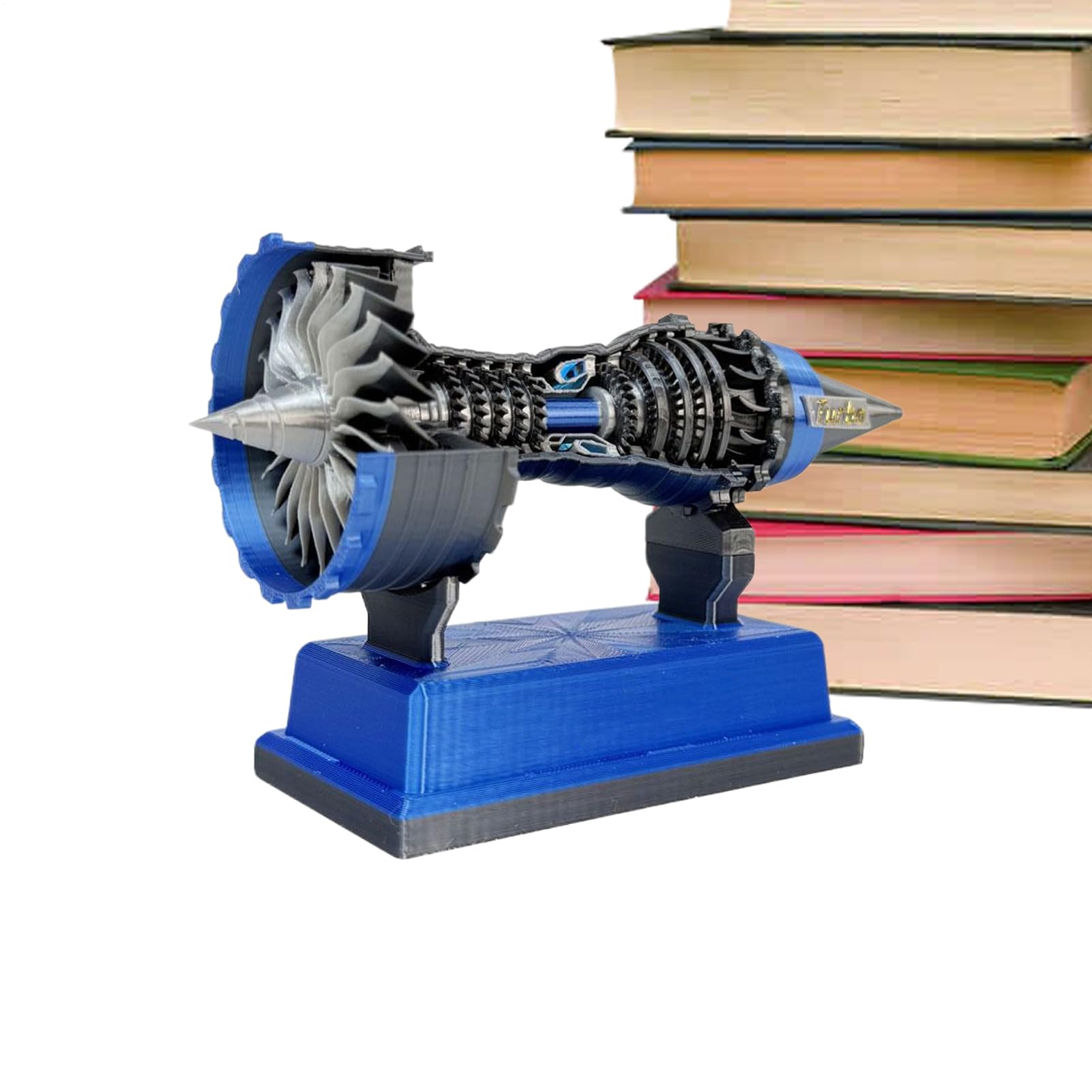 Modello Di Motore Turbofan - Modello Funzionante Simulato Motore Aeroplano | Oggetto Da Collezione, Giocattolo Costruttivo Realistico Per Adulti, Studenti, Adolescenti, Ragazze E Ragazzi
