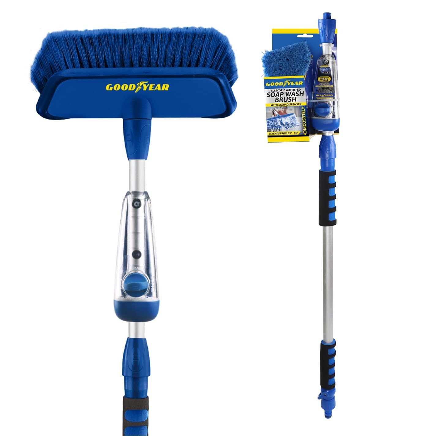Goodyear Telescopic Water Fed Car Wash Brush