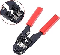 Vista 2 de Herramienta de crimpado de red, crimpadora modular, kit de herramientas de alambre de red de alta seguridad, cables de red de corte y tira El mejor