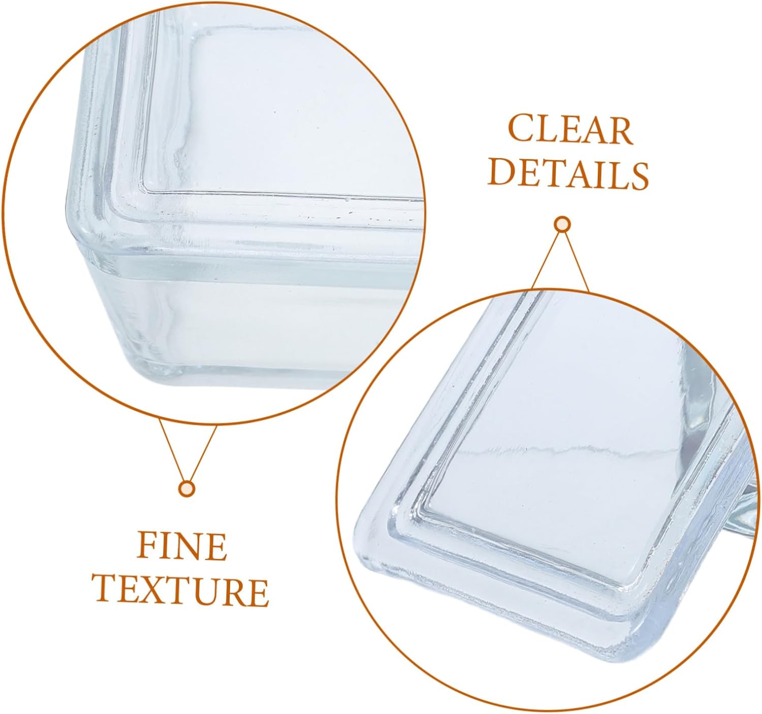 VOSAREA Glass Coplin Jar for Microscope Slide Staining, Portable Laboratory Staining Tank Holds 20 Slides with Precision-sealed Design for Cytology and Specimen Storage