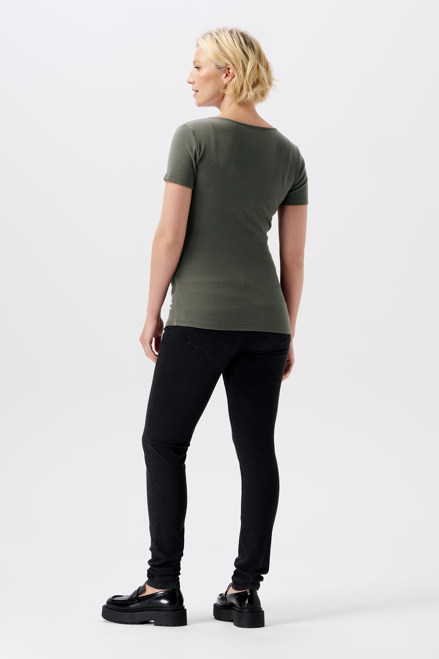 Noppies Sanson Nursing Rib Top SS Camiseta para Mujer