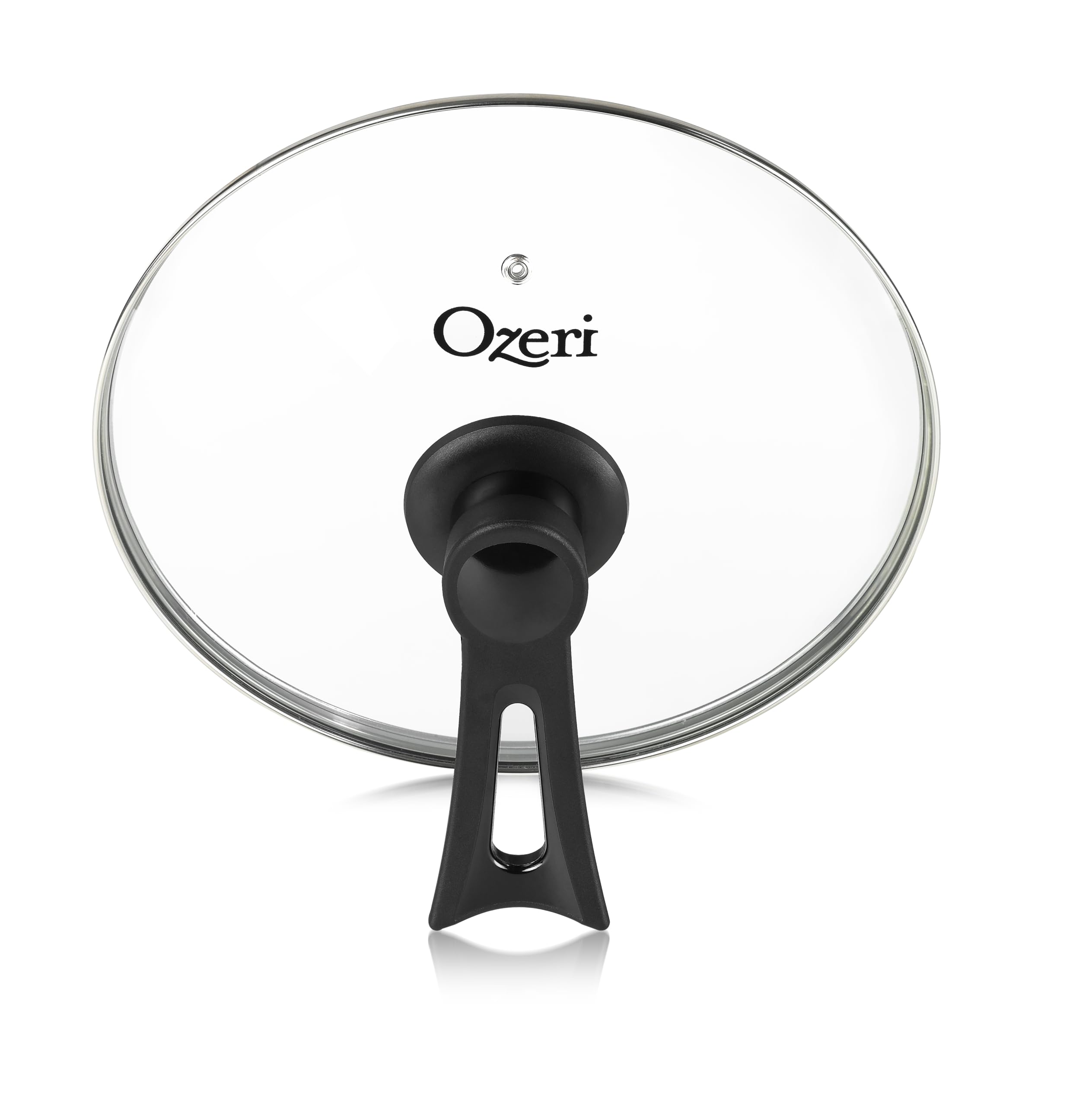 Ozeri ZP2-26GL - Coperchio autoportante in vetro temperato, 10 pezzi, Vetro, Trasparente, 365 cm ca.