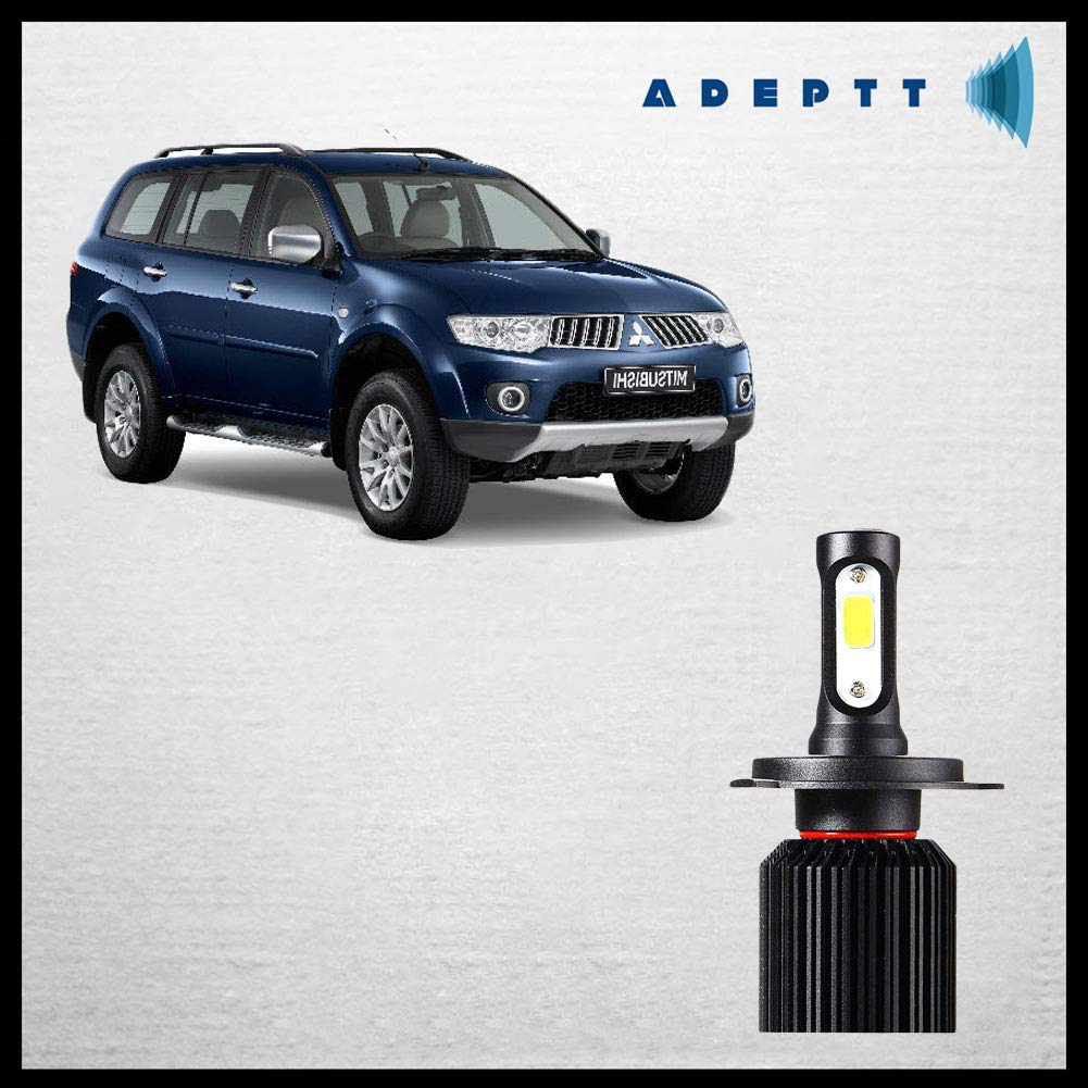 Adeptt H8/H11/H16 Super Bright Ultrawhite LED 6500K Fog Light Bulbs (White) for MITSUBISHI PAJERO