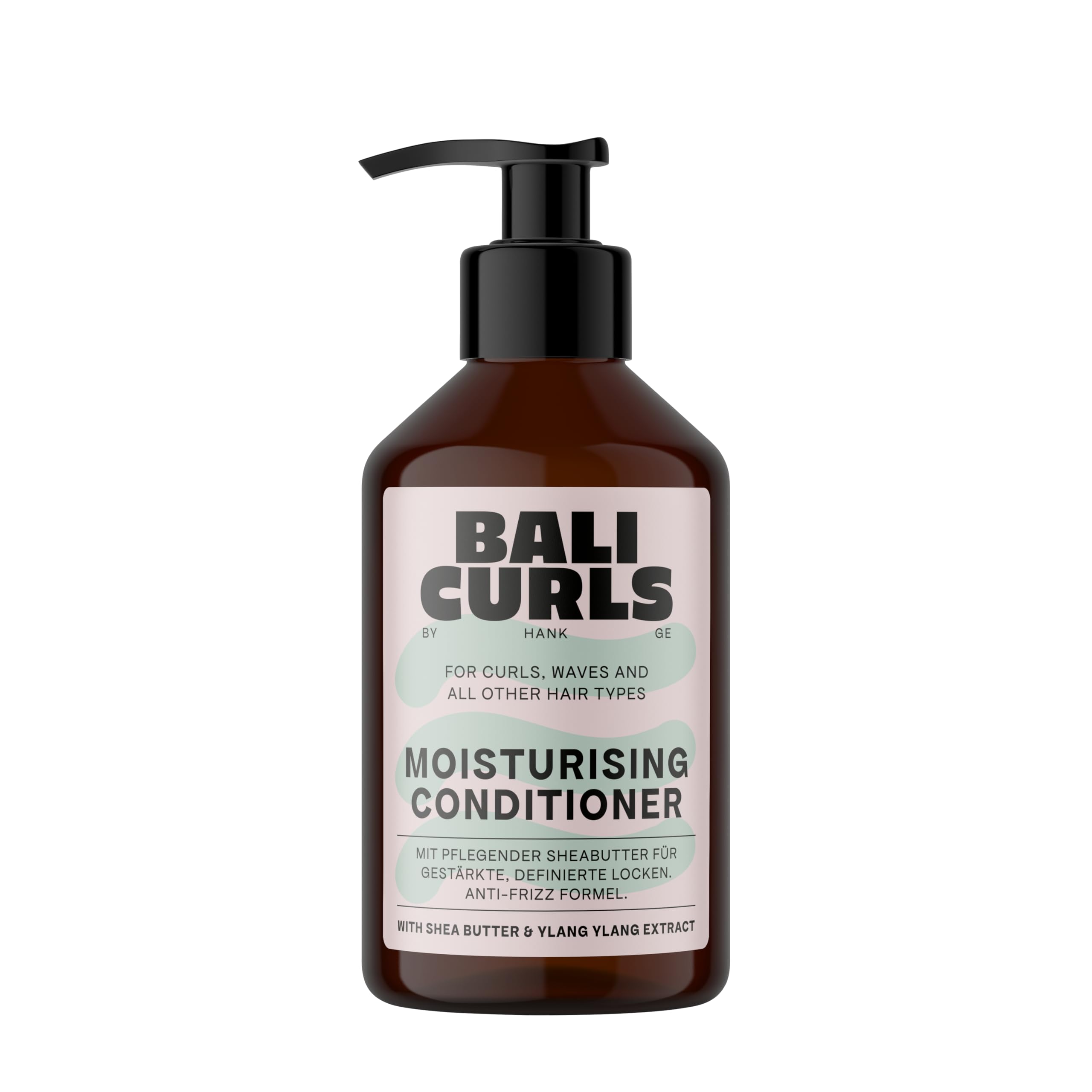 Bali Curls Moisturising Conditioner – Hydrating Curl Conditioner for Dry & Frizzy Hair, Detangling & Frizz Control, Curl Definition, 250 ml
