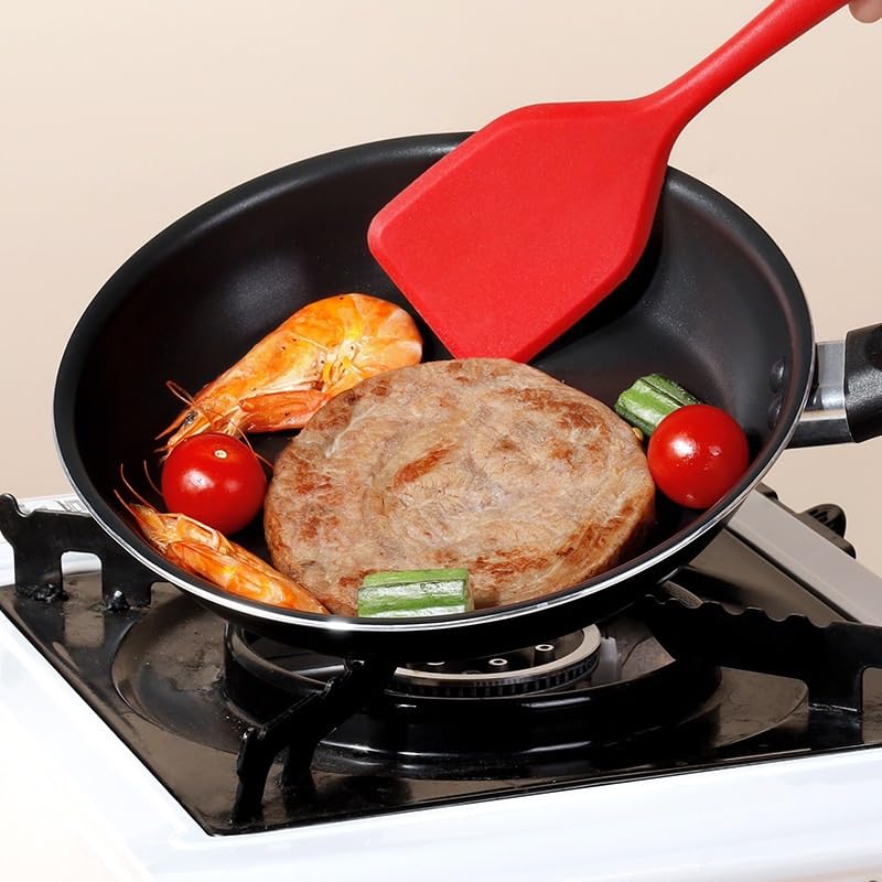Wok negro ligero de aluminio fundido con antiadherente miniatura 2