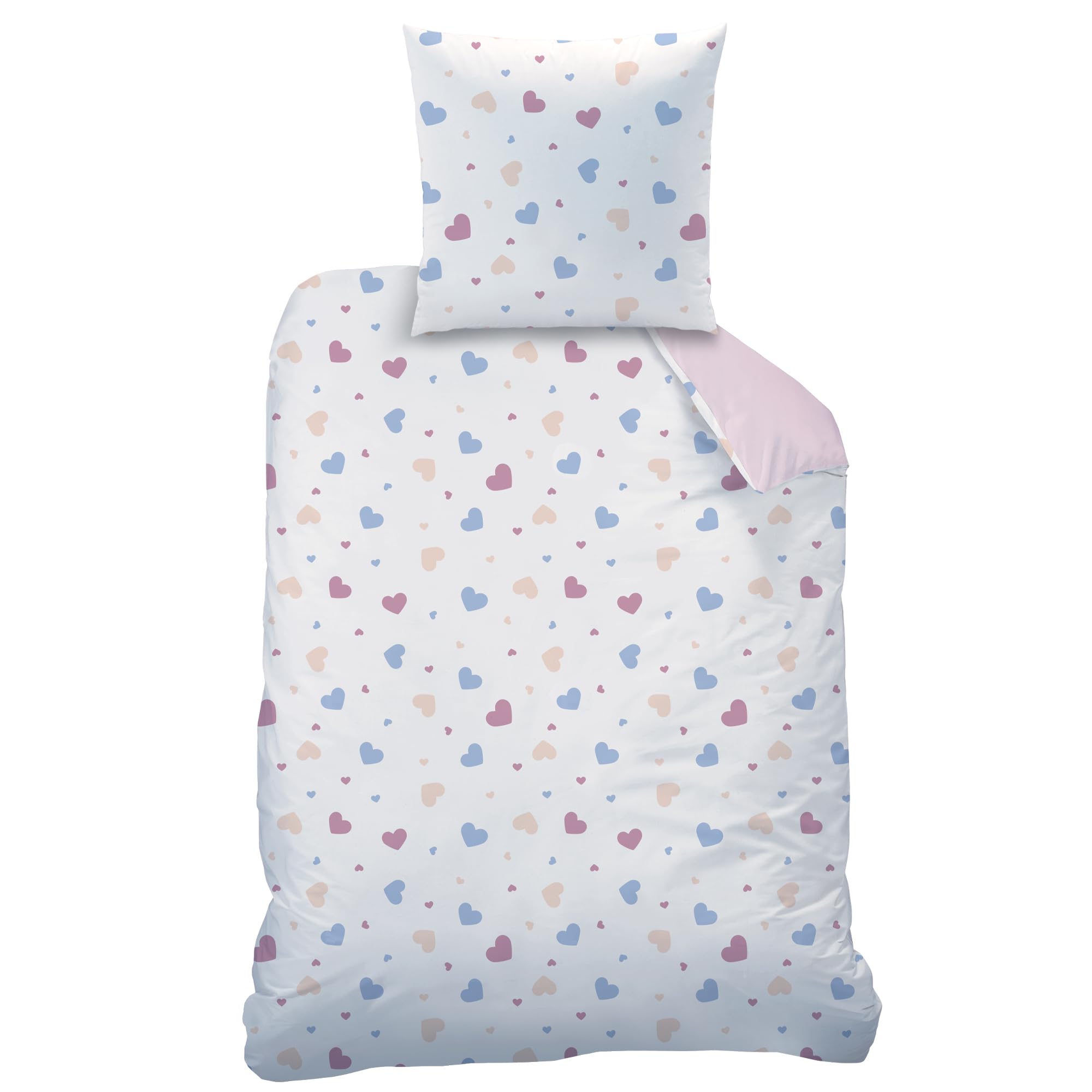 Disney Home Stitch Bisous Parure de lit 100% Coton - Licence Officielle