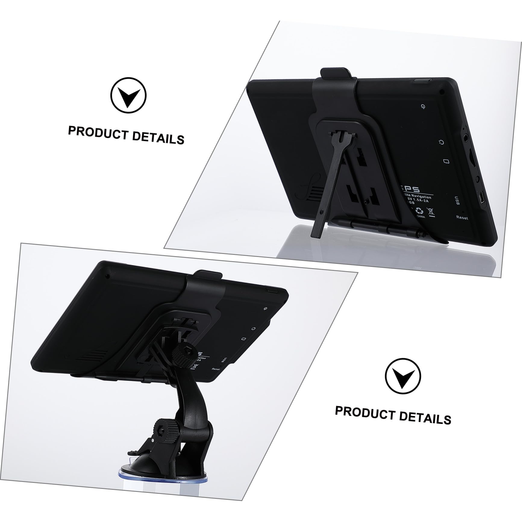 Navigatore Gps Per Auto Da 7 Pollici Touch Screen Lcd, Trasmettitore Fm Integrato e Correzione Intelligente Del Percorso, Compatto Per Veicoli e Camion