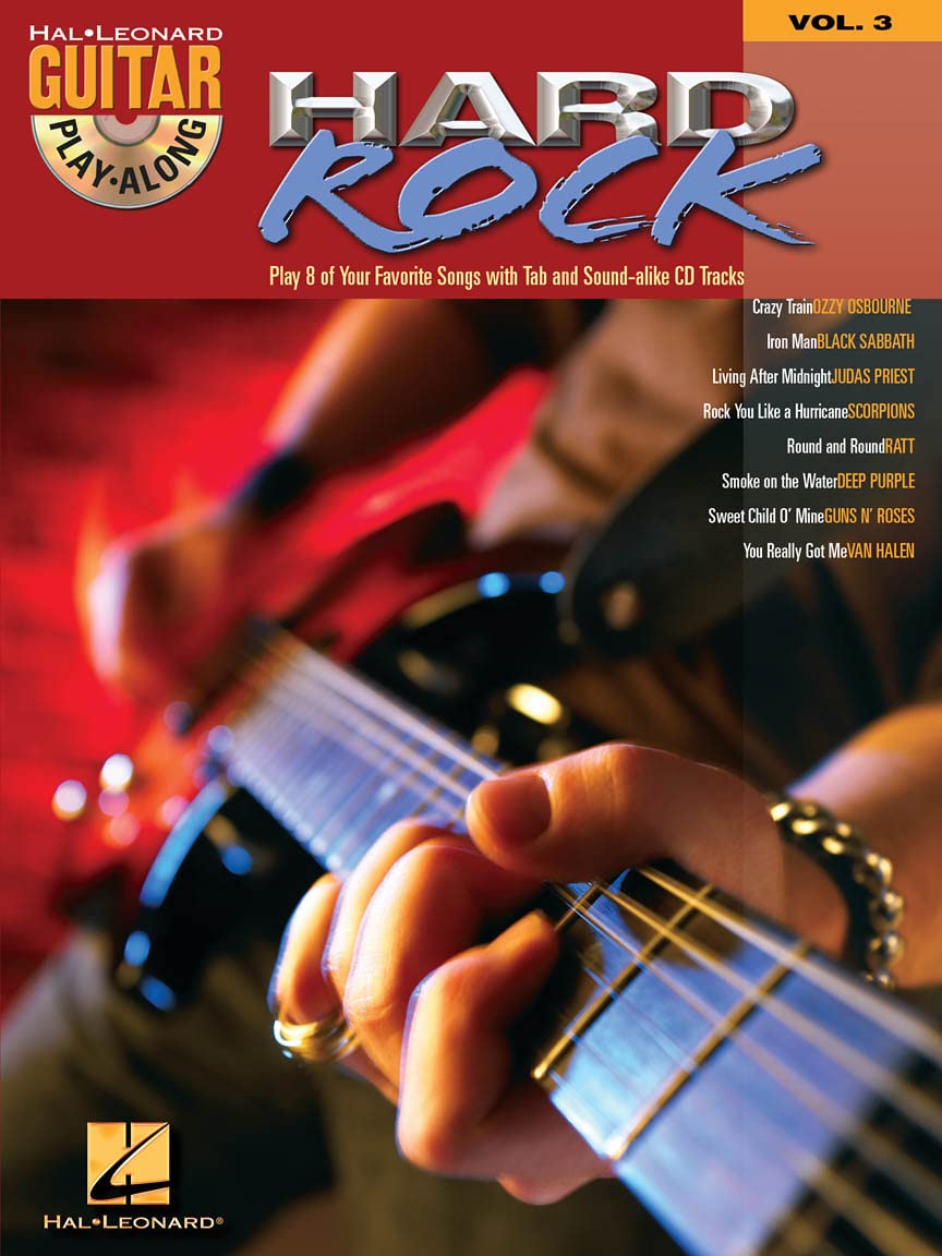 Hard Rock Guitar Play-Along Volume 3 Book/Online Audio
