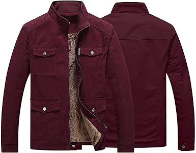 men's leisure pure cotton casual jackets