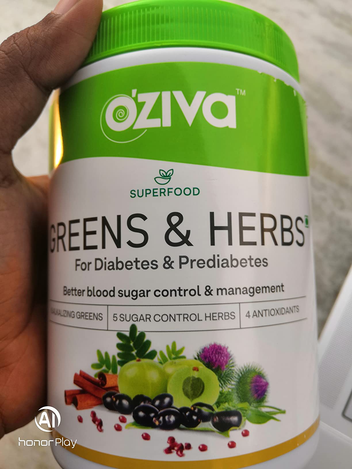 OZiva For Diabetes OZiva Superfood Greens & Herbs for Diabetes and